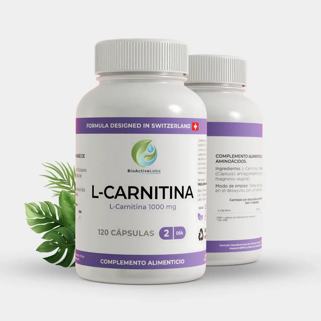 L-Carnitina Tartrato 1000 mg | 120 Cpsulas | BioActiveLabs L-Carnitina Tartrato 1000 mg | 120 Cpsulas | BioActiveLabs