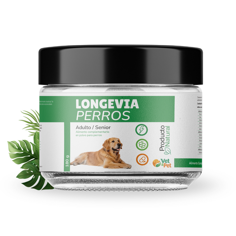 Para perros senior | Mejillón verde, Glucosamina, Condroitina y Omega 3 | Longevia Perros