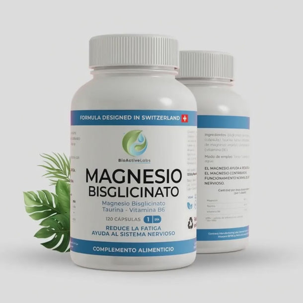 Magnesio Bisglicinato — vídeo de producto 30s